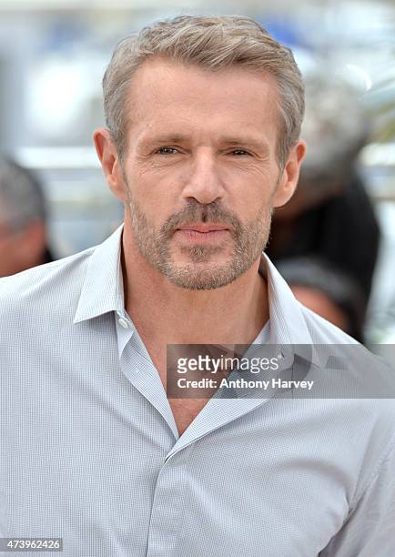 Lambert Wilson attends the photocall for Enrages during the 68th annual Cannes Film Festival on May 18, 2015 in Cannes, France.