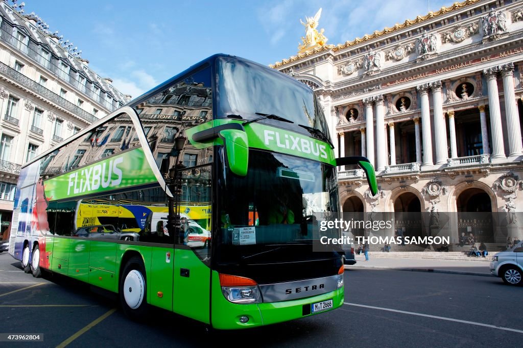 FRANCE-GERMANY-TRANSPORT-BUS-FLIXBUS