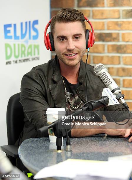 American Idol Winner Nick Fradiani visits "The Elvis Duran Z100 Morning Show" at Z100 Studio on May 19, 2015 in New York City.