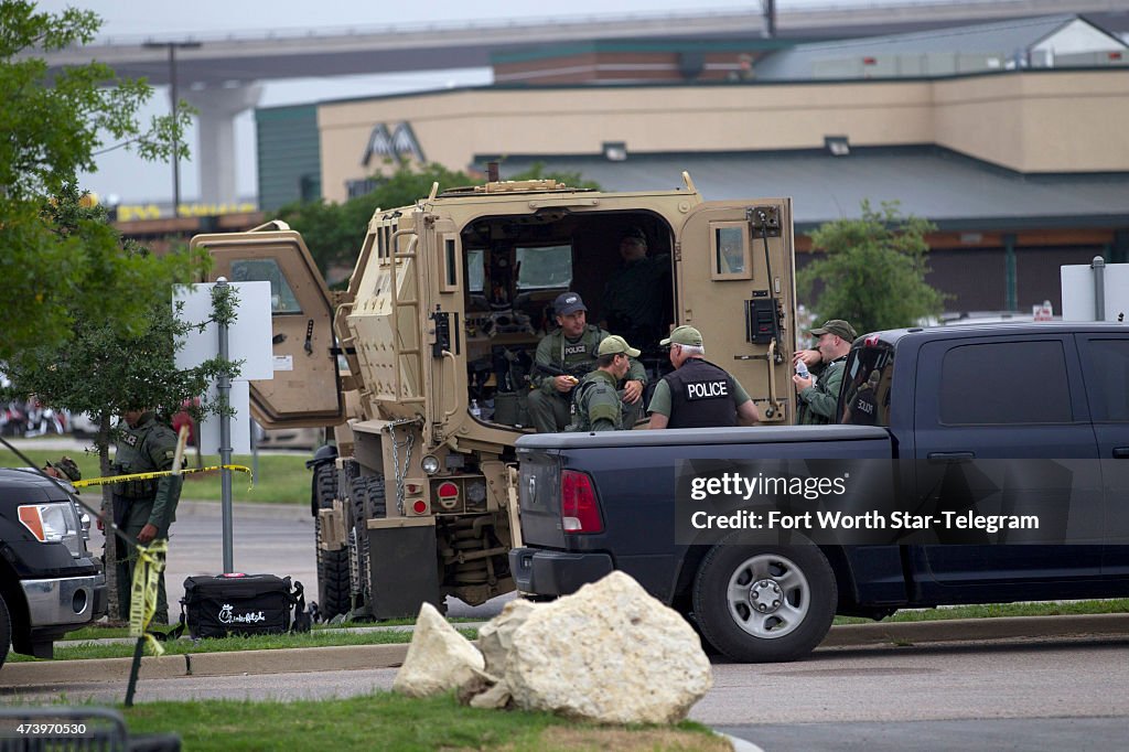 Waco shooting scene