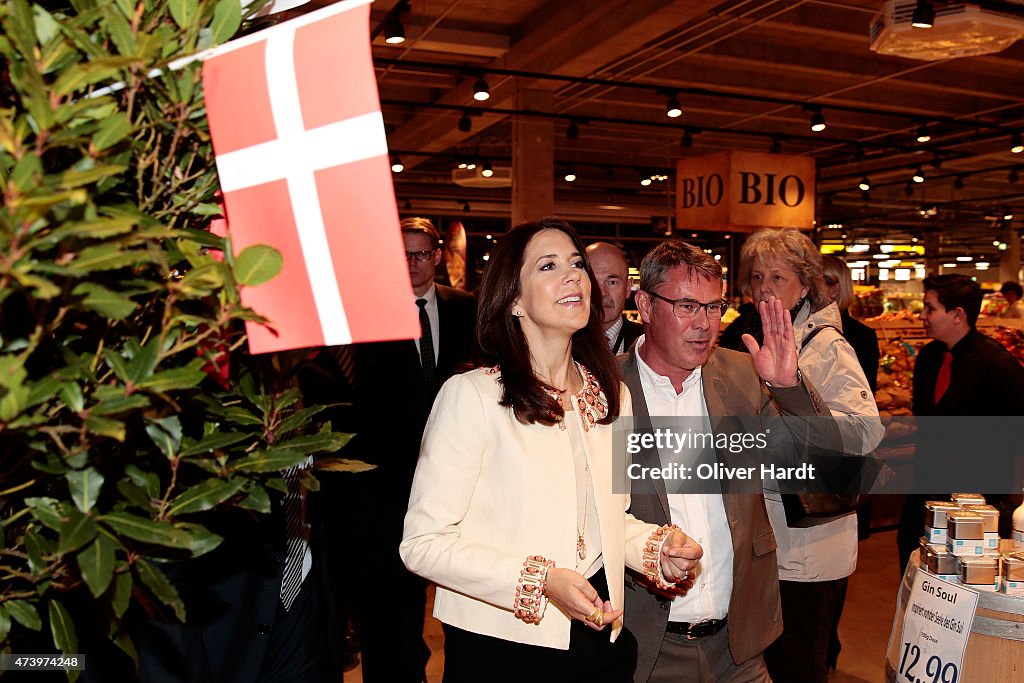 Crown Prince Frederik And Crown Princess Mary Of Denmark Visit Germany