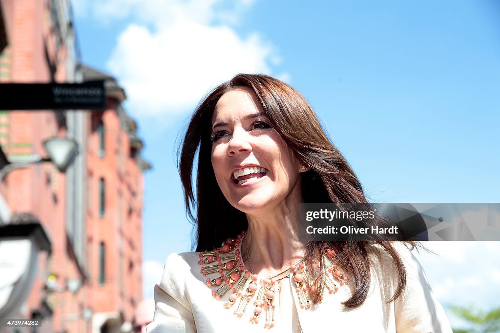 Crown Prince Frederik And Crown Princess Mary Of Denmark Visit Germany