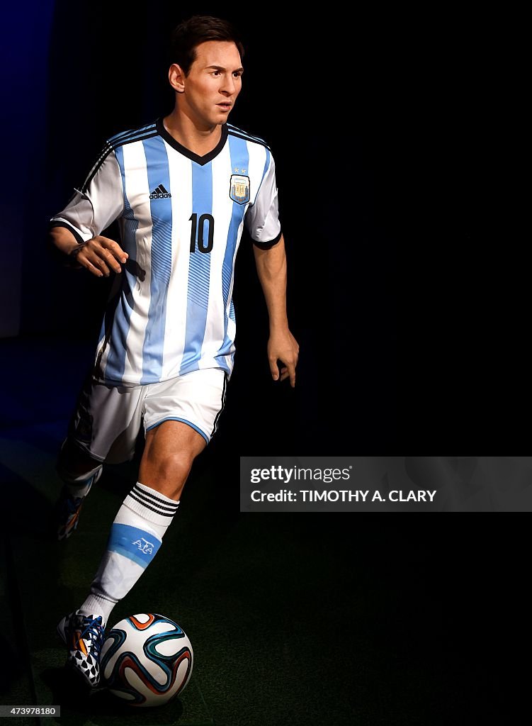 US-ENTERTAINMENT-MADAME TUSSAUDS-MESSI