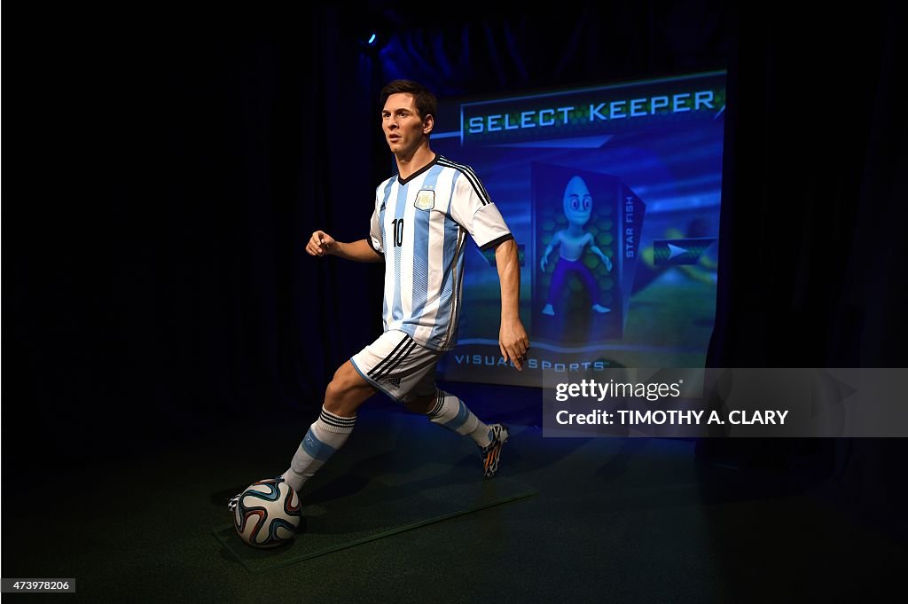 US-ENTERTAINMENT-MADAME TUSSAUDS-MESSI