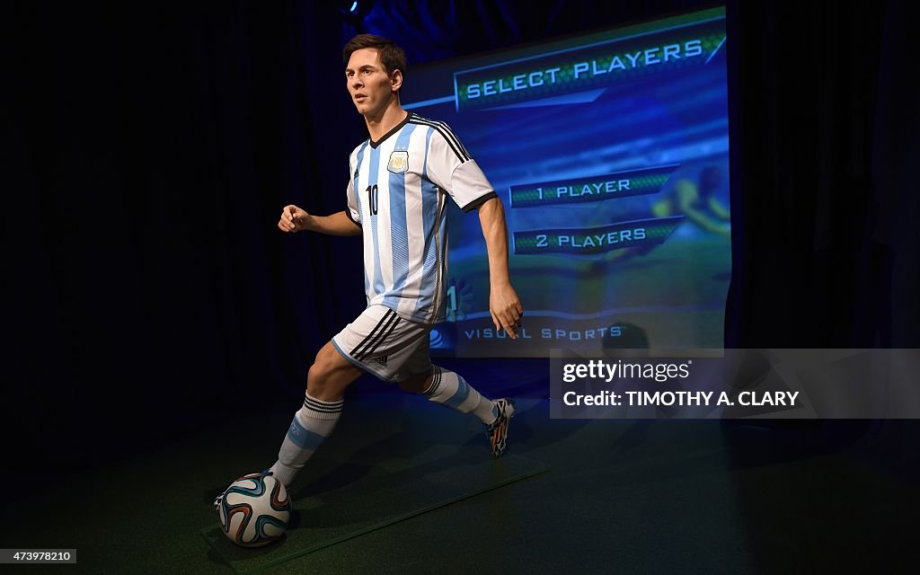 US-ENTERTAINMENT-MADAME TUSSAUDS-MESSI