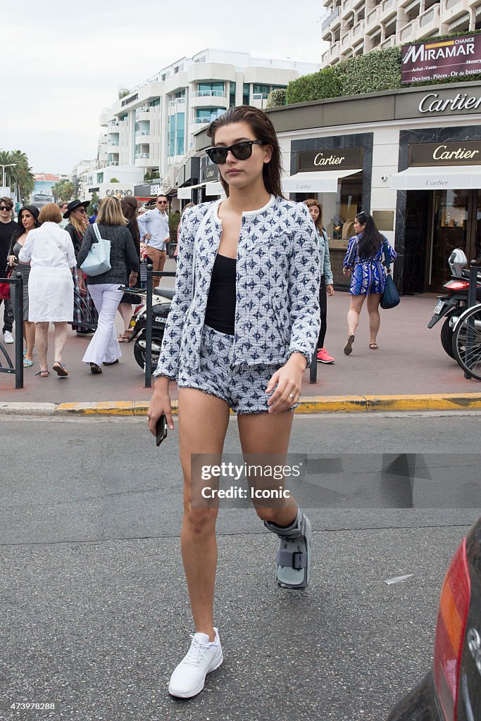 Celebrity sightings at the Cannes film Festival - MAY 19, 2015