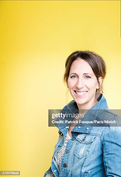 Sailor and environmental campaigner Maud Fontenoy is photographed for Paris Match on May 6, 2015 in Paris, France.