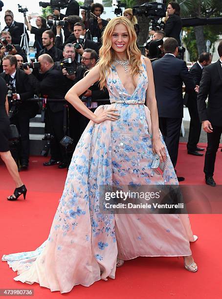 Petra Nemcova attends the Premiere of "Sicario" during the 68th annual Cannes Film Festival on May 19, 2015 in Cannes, France.