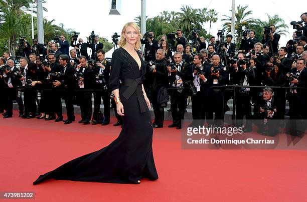 Cate Blanchett attends the "Sicario" Premiere during the 68th annual Cannes Film Festival on May 19, 2015 in Cannes, France.