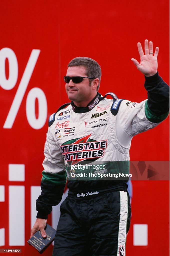 Bobby Labonte looks on during the Pepsi Southern 500 in Darlington