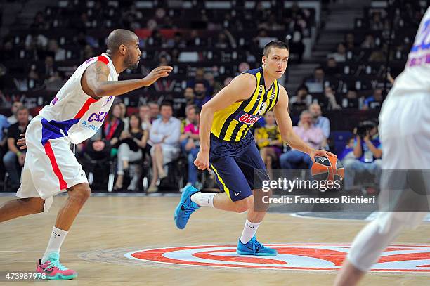 Bogdan Bogdanovic, #13 of Fenerbahce Ulker Istanbul in action during the Turkish Airlines Euroleague Final Four Madrid 2015, 3rd Place Game between...