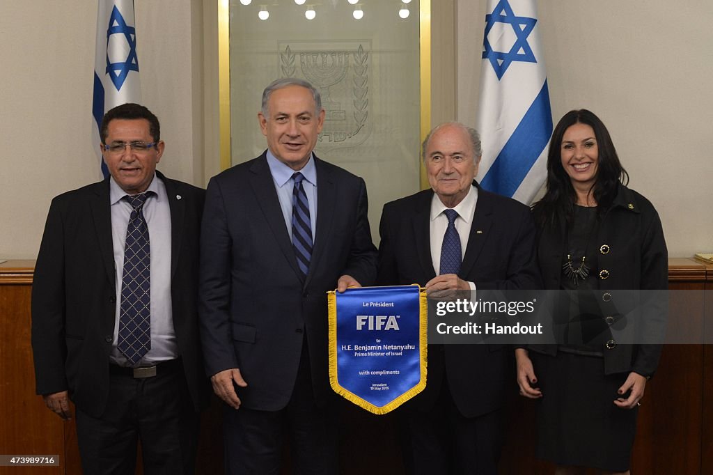 Israel Prime Minister Benjamin Netanyahu Meets FIFA President Sepp Blatter