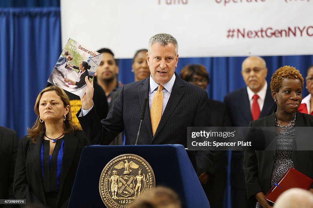 NYC Mayor De Blasio Announces Plan To Overhaul City's Public Housing