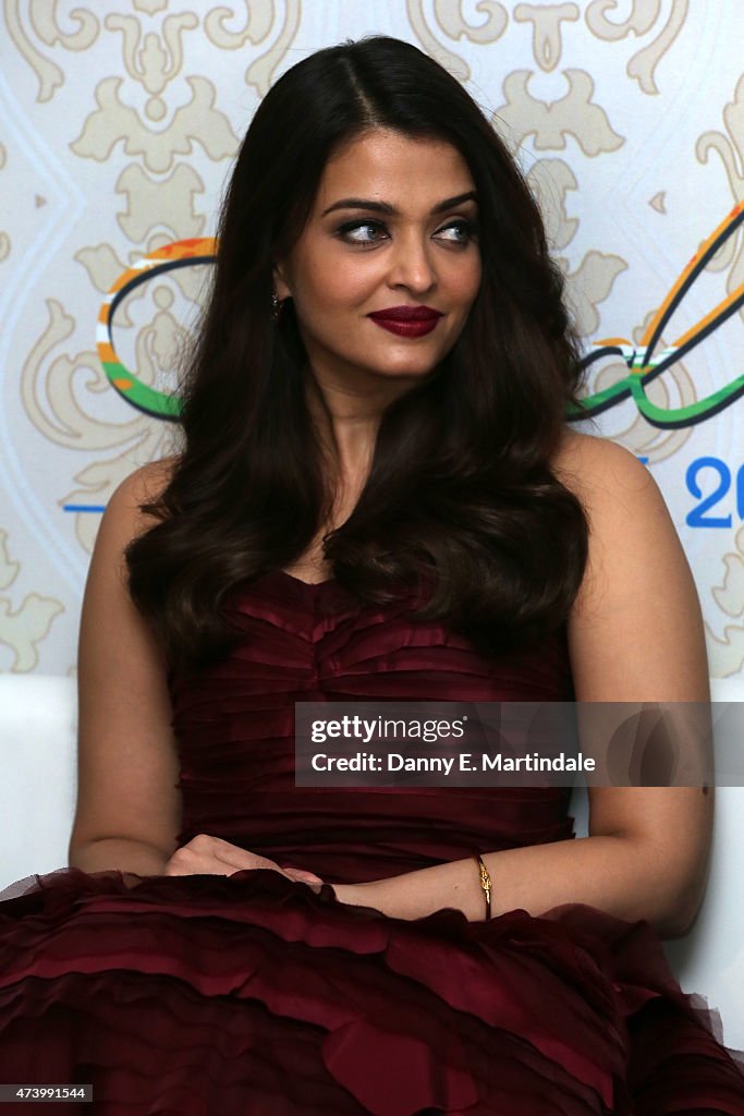 Aishwarya Rai Visits The Indian Pavilion - The 68th Annual Cannes Film Festival