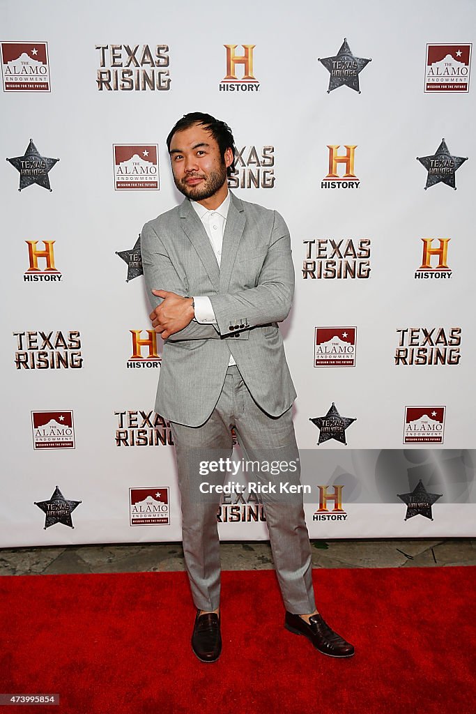HISTORY Celebrates Epic New Miniseries "Texas Rising" With Red Carpet "Texas Honors" Event At The Alamo