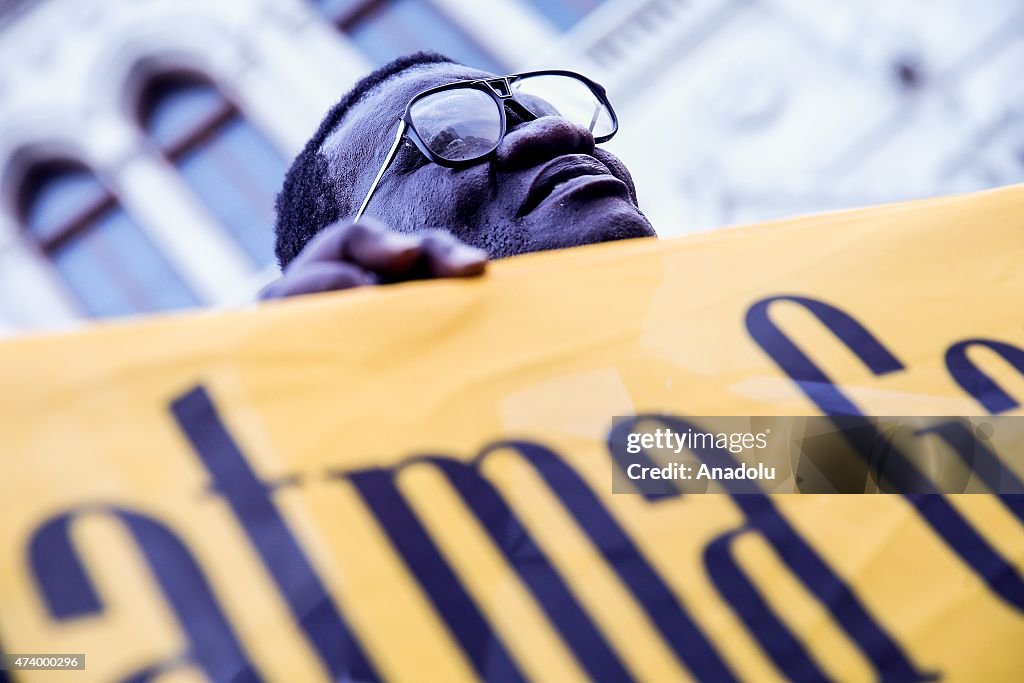 Protest against migration policy in Hungary