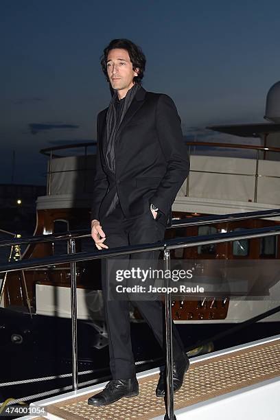 Adrian Brody is seen on day 7 of the 68th annual Cannes Film Festival on May 19, 2015 in Cannes, France.