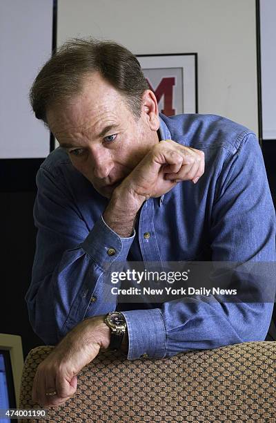 Bill O'Reilly, executive producer and host of the Fox News Channel's "The O'Reilly Factor," in his office on Sixth Ave.