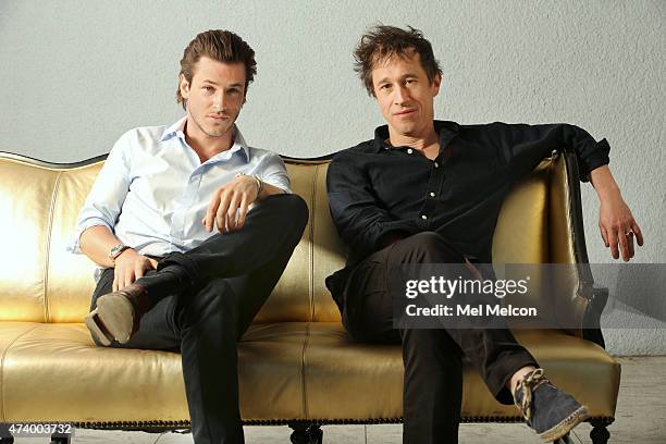 Actor Gaspard Ulliel and director Bertrand Bonello are photographed for Los Angeles Times on April 27, 2015 in West Hollywood, California. PUBLISHED...