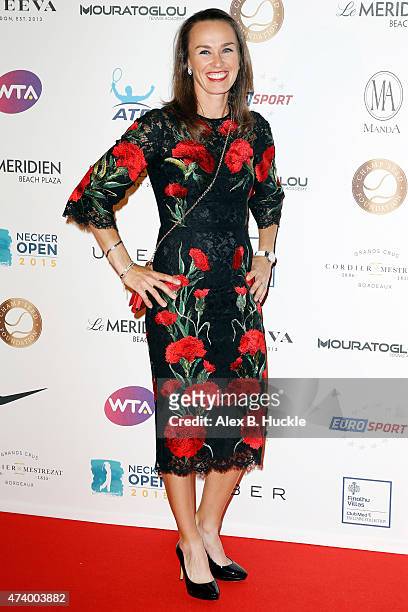 Martina Hingis attends the Champ'Seed party on May 19, 2015 in Monaco, Monaco.