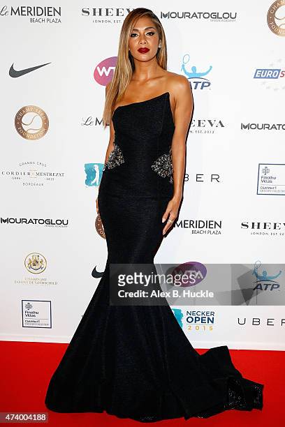 Nicole Scherzinger attends the Champ'Seed party on May 19, 2015 in Monaco, Monaco.