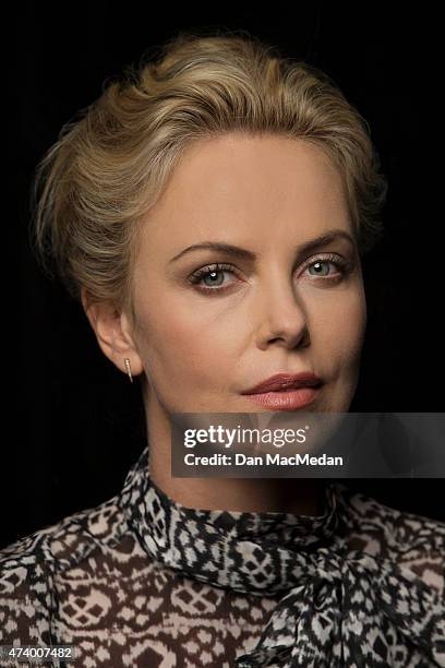 Actress Charlize Theron is photographed for USA Today on May 2, 2015 at Siren Studios in Hollywood, California.