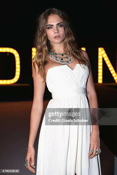 Cara Delevingne attends the De Grisogono party during the 68th annual Cannes Film Festival on May 19, 2015 in Cap d'Antibes, France.