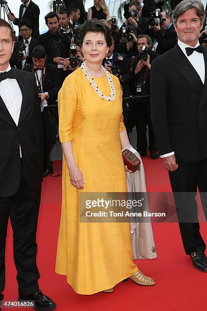 Isabella Rossellini attends the "Sicario" premiere during the 68th annual Cannes Film Festival on May 19, 2015 in Cannes, France.