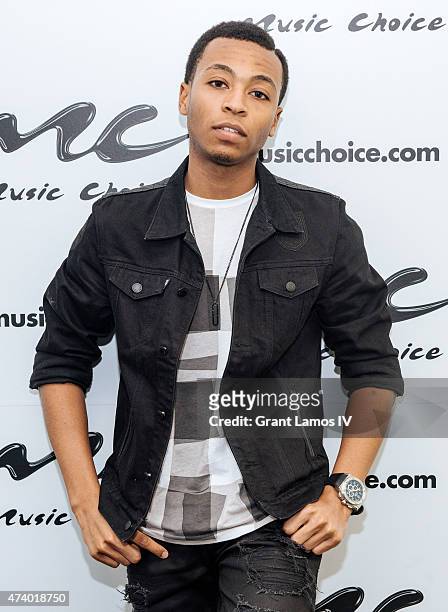 Kevin Ross visits Music Choice on May 19, 2015 in New York City.