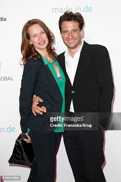 Nicola Mommsen and Oliver Mommsen attend the made in.de Award 2015 on May 19, 2015 in Berlin, Germany.