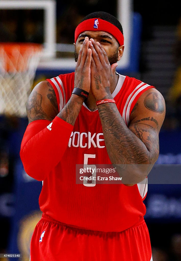 Josh Smith Rockets Tenure Josh Smith of the Houston Rockets reacts after shooting an air ball ...