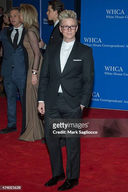 Tyler Oakley attends the 101st Annual White House Correspondents' Association Dinner at the Washington Hilton on April 25, 2015 in Washington, DC.
