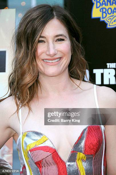 Actress Kathryn Hahn attends the premiere of 'The D Train' at ArcLight Hollywood on April 27, 2015 in Hollywood, California.