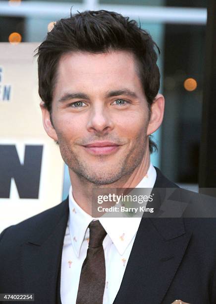 Actor James Marsden attends the premiere of 'The D Train' at ArcLight Hollywood on April 27, 2015 in Hollywood, California.