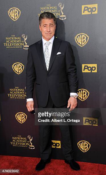 Actor Anthony Aquilino arrives for The 42nd Annual Daytime Emmy Awards held at Warner Bros. Studios on April 26, 2015 in Burbank, California.