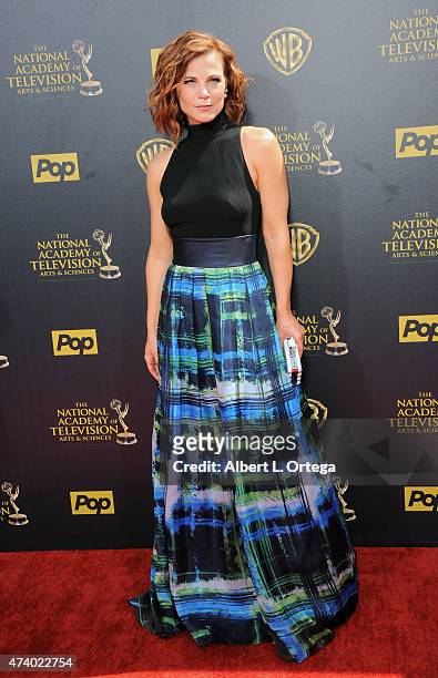 Actress Gina Tognoni arrives for The 42nd Annual Daytime Emmy Awards held at Warner Bros. Studios on April 26, 2015 in Burbank, California.
