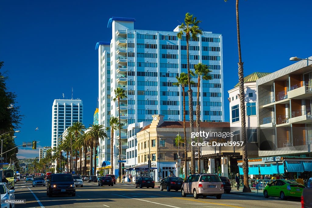 Ocean Avenue in Santa Monica