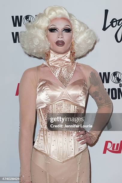 Pearl arrives at the Logo TV's "RuPaul's Drag Race" Season Finale Event at the Orpheum Theatre on May 19, 2015 in Los Angeles, California.