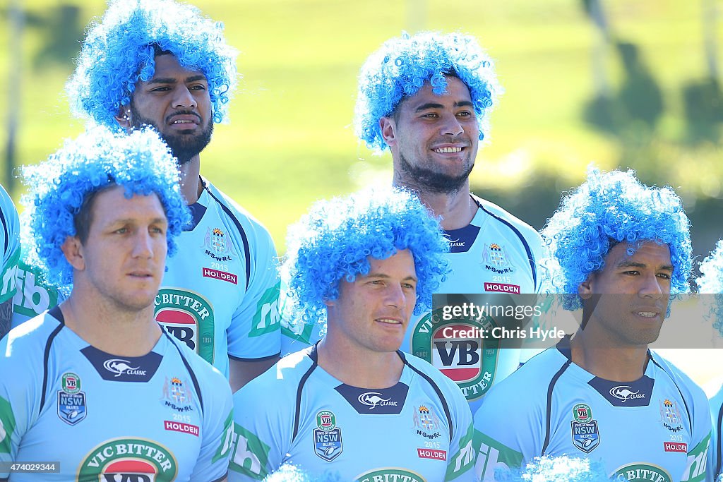 New South Wales Blues Training Session & Team Photo