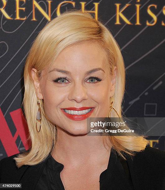 Actress Jessica Collins arrives at the premiere of "French Kiss" at the Marina del Rey Marriott on May 19, 2015 in Marina del Rey, California.