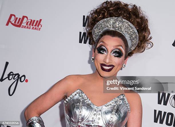 Drag queen Bianca Del Rio attends Logo TV's "RuPaul's Drag Race" season finale event at Orpheum Theatre on May 19, 2015 in Los Angeles, California.