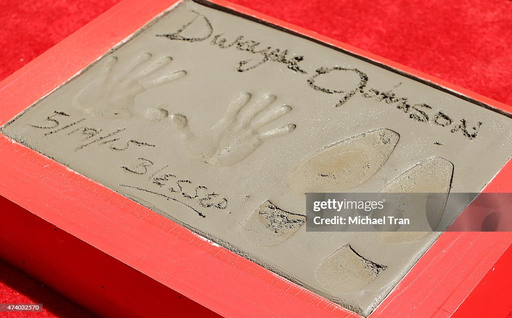 Dwayne "The Rock" Johnson Hand/Footprint Ceremony