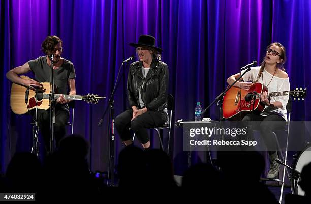 Chris Null, Emily Armstrong, Siouxsie Medley and Sean Friday of Dead Sara perform at Homegrown: Dead Sara at The GRAMMY Museum on May 19, 2015 in Los...