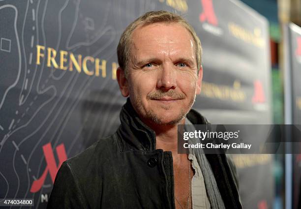 Actor Sebastian Roche attends The Marriott Content Studios "French Kiss" film premiere at the Marina del Rey Marriott on May 19, 2015 in Marina del...