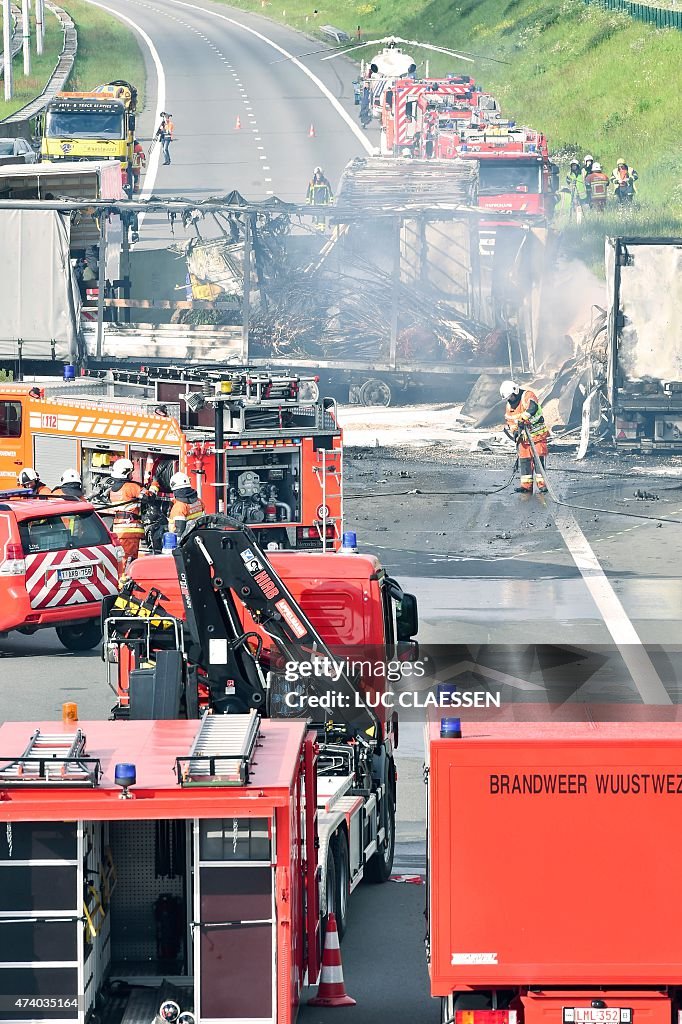 BELGIUM-TRANSPORT-ACCIDENT