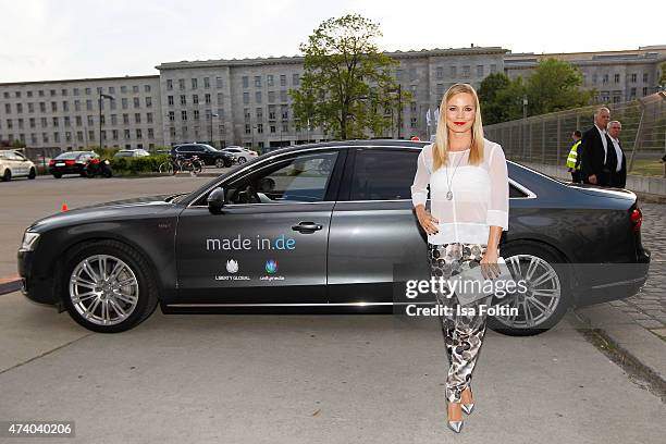 Regina Halmich attends the made in.de Award 2015 on May 19, 2015 in Berlin, Germany.