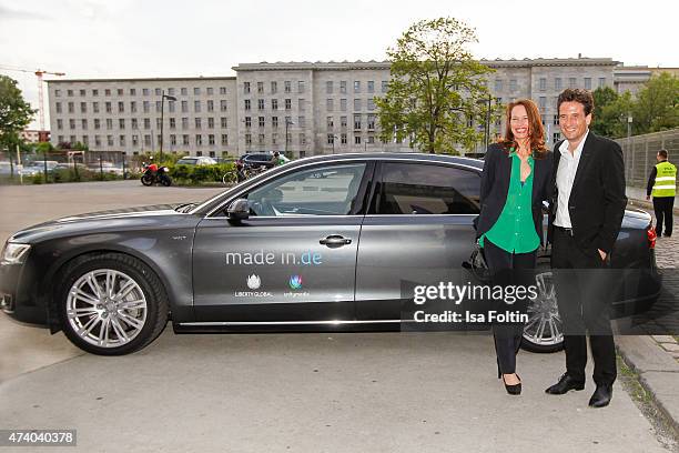 Nicola Mommsen and Oliver Mommsen attend made in.de Award 2015 on May 19, 2015 in Berlin, Germany.