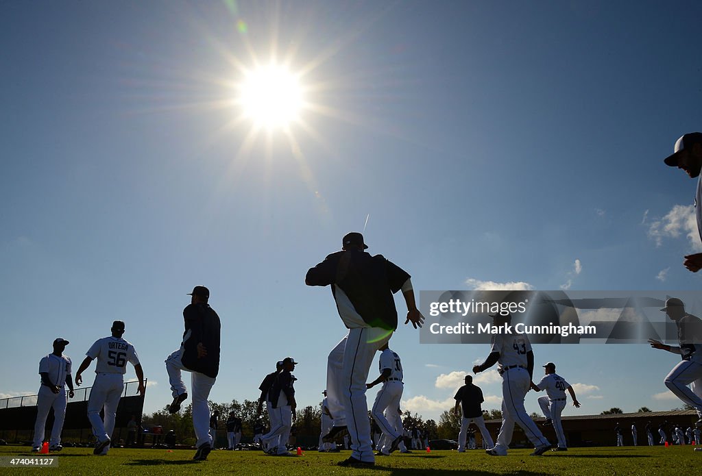 Detroit Tigers Workout