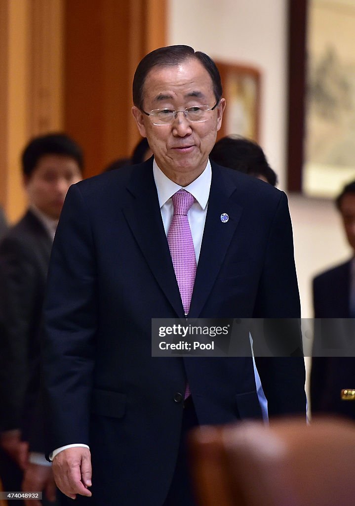 The U.N. Secretary General Ban Ki-Moon Visits South Korea - Day 3