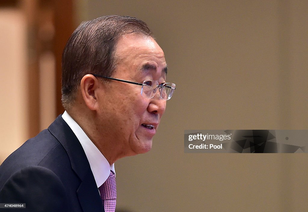 The U.N. Secretary General Ban Ki-Moon Visits South Korea - Day 3